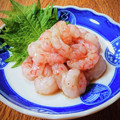 やなぎだまこ's cooksnap of when they made 工程1つ！甘エビ梅昆布茶和え.