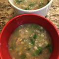 saki1010's cooksnap of when they made とろうま♡炒めネギの納豆汁！.