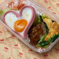 グズなお☆'s cooksnap of when they made 簡単♥かわいいハートの目玉焼き♥.