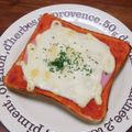 YCHキッチン's cooksnap of when they made 20分で完成！簡単ハム＆チーズトースト！.
