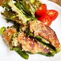 ✿ykyk✿'s cooksnap of when they made 卵・パン粉不要♪ピーマンの肉詰め.