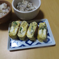 よちりん's cooksnap of when they made とろ〜り♡クリチと大葉のだし巻き卵.