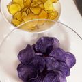 クックほのママ☆'s cooksnap of when they made 紫じゃがいものチップス.