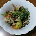 ramieru's cooksnap of when they made トマト☆ほうれん草☆きのこの塩昆布ナムル.