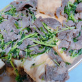 ☆hiroppy☆'s cooksnap of when they made 豆苗と豚肉の厚揚げ入り生姜炒め.