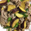 クック2H9MD0☆'s cooksnap of when they made さつまいもと豚バラのネギ塩炒め.
