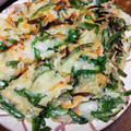 クックHJTK9C☆'s cooksnap of when they made 新たまねぎとニラの宗田節チヂミ.