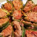 miiko大好き's cooksnap of when they made レンジ☆ ピーマンの肉詰め 簡単 (掲載.