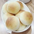 パンダ達の母です。's cooksnap of when they made 基本のテーブルロール♡丸パン.