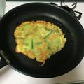 gospelyuka's cooksnap of when they made カリもちニラにんじんチヂミ.