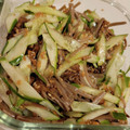 はみころ's cooksnap of when they made エノキときゅうりの中華おかか和え.