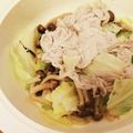 りんももな's cooksnap of when they made レンジで簡単♪キャベしゃぶ蒸し.