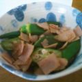 りずか's cooksnap of when they made 簡単！時短！オクラとベーコンの炒めもの.