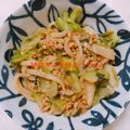 Axolotl∈'s cooksnap of when they made 小松菜と刻み納豆のキムチうどん.