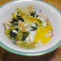 こなみママ's cooksnap of when they made 小松菜の炊いたん♪とろぉ～りたまご♪.