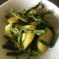 Yokchina's cooksnap of when they made ポテトとアスパラのチーズ炒め.