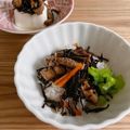 まこさんど's cooksnap of when they made ずぼら飯。ひじき煮丼.