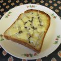 龍青空ママ's cooksnap of when they made しらすと塩こんぶのトースト♥.