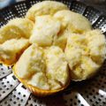 gonya's cooksnap of when they made ＨＭで簡単♪蒸しパン（丸ごとオレンジ）.