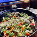 momoetsu's cooksnap of when they made ★簡単★イサキのアクアパッツァ.
