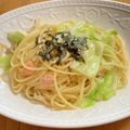 まこまこ♡'s cooksnap of when they made 簡単パスタ☆鮭とキャベツの和風パスタ.