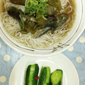 yama_miu's cooksnap of when they made 簡単！ナスとピーマンの煮浸し素麺.