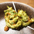 ささゆりの食卓's cooksnap of when they made ゴーヤと紅生姜のかき揚げ.