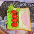 へい♡ゆー♡'s cooksnap of when they made お手軽サンド.