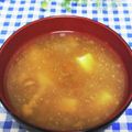 ととろ＆めい's cooksnap of when they made なめこと豆腐のお味噌汁.