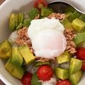 てらぼお's cooksnap of when they made アボカドとツナ缶の和風ポキ丼.