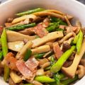 はるなれ's cooksnap of when they made アスパラきのこ炒め.