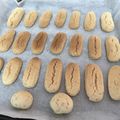ぽっぽマスター's cooksnap of when they made レンジで超簡単♪胡麻入りスノーボール２種.