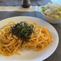kuri1964jp's cooksnap of when they made 瓶詰め粒ウニで♡ウニのクリームパスタ.