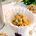 柚子♡⸝⸝⸝'s cooksnap of when they made あじの開きと三つ葉の酢あえ.