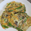 野菜大好きミーバ☆'s cooksnap of when they made もずくと野菜のチヂミ.