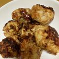 メイプルママ☆'s cooksnap of when they made つくねの照り焼きハンバーグ.