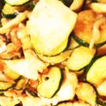 みえ2's cooksnap of when they made 鶏胸肉とズッキーニのガーリックバター炒め.