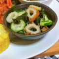 KBBキッチン☆'s cooksnap of when they made 胡瓜とワカメとちくわの酢の物.