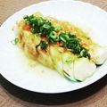 Dellaたん's cooksnap of when they made レンジで簡単！翡翠いろの茄子のポン酢かけ.