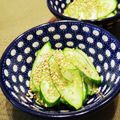 Dellaたん's cooksnap of when they made 材料3つ☆カンタン酢できゅうりの酢の物.