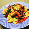Dellaたん's cooksnap of when they made 卵とニラのキムチ炒め.
