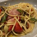 りょーすけ0118's cooksnap of when they made 茄子とプチトマトのパスタ.
