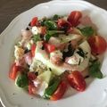 Yokchina's cooksnap of when they made モッツァレラ生ハムのサラダ寿司.