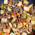 とらおマミー's cooksnap of when they made ご飯が進む♪牛肉と厚揚げの中華風炒め物.