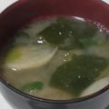 ヨシヨッシー's cooksnap of when they made ≪離乳食７か月～≫かぶとわかめのみそ汁.