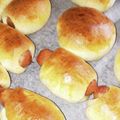 blue☆sky☪︎'s cooksnap of when they made 30分で完成？不思議パンの全粒粉プチパン.