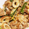 か～ぽ☆'s cooksnap of when they made ご飯が進む！豚こまとちくわのオイマヨ炒め.