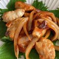 TOMOEご飯's cooksnap of when they made 鶏むね肉の長ネギ塩レモン炒め.