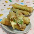 赤い電話's cooksnap of when they made とろ〜りチーズのピザ春巻き.