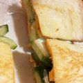 ふぁんころ's cooksnap of when they made 基本のキュウリとチーズのサンドイッチ.